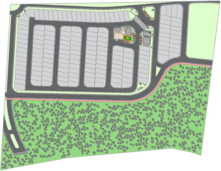 Mapa de localização do ElloVille Acquaflora